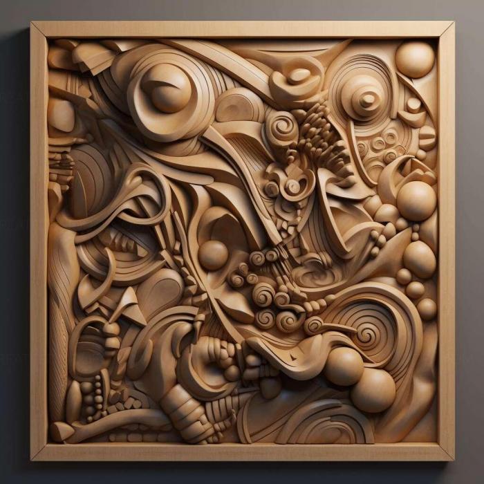 نموذج ثلاثي الأبعاد لآلة CNC 3D Art 